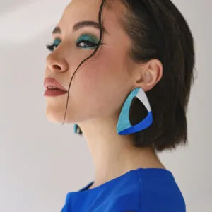 Yuna Grand - Türkiz-királykék-ezüst